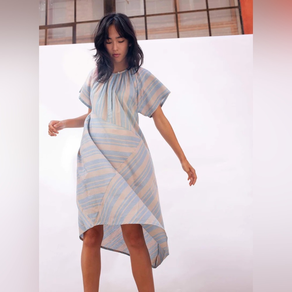 ❌ Sold ❌ NWT Seek Collective Leta Dress in Cirrus Stripe